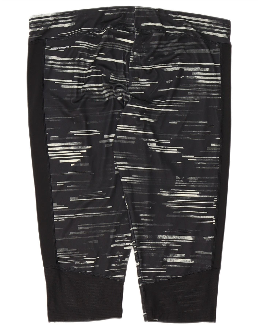 Damskie legginsy Reebok Capri UK 24/26 2XL, poliester w czarne paski