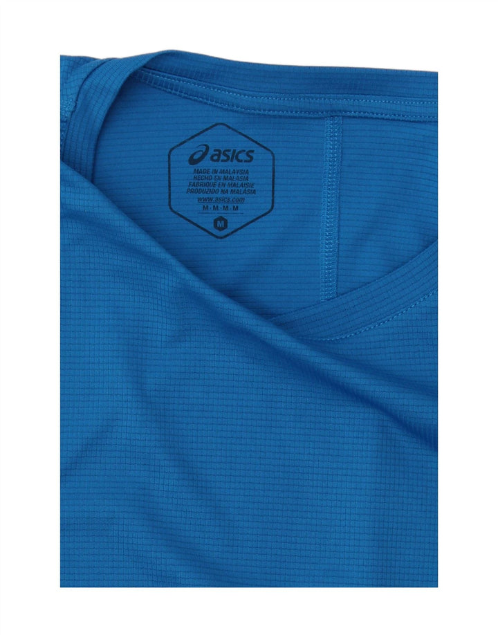 Męska koszulka Asics Top, średni niebieski poliester