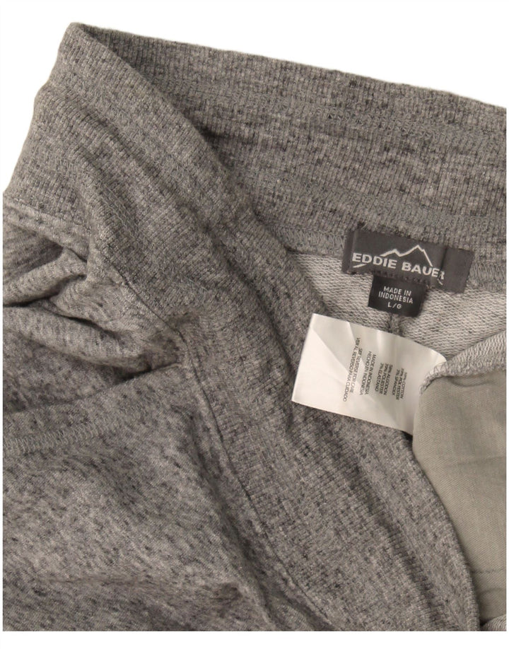 Damskie spodenki sportowe Eddie Bauer UK 16, duże, szare, bawełniane