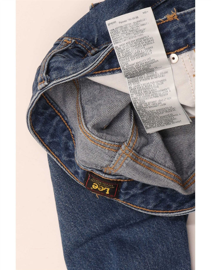 Męskie jeansy Lee Carol Cropped W28 L25 Niebieskie bawełniane