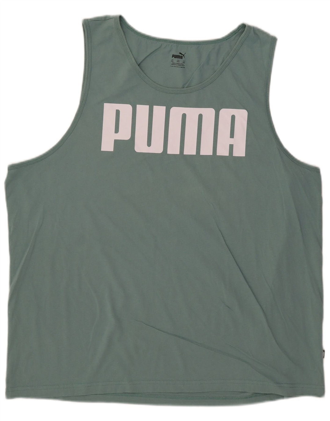 Męska kamizelka z grafiką Puma 2XL w kolorze zielonym