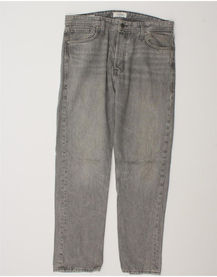 Męskie jeansy Jack & Jones GLENN Slim W32 L32 Szara bawełna
