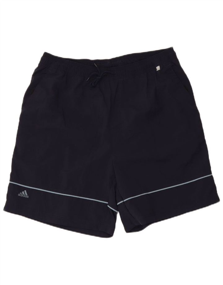Męskie spodenki sportowe ADIDAS Graphic XL, granatowe, poliamidowe