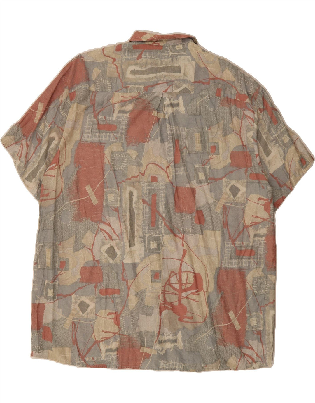 STUDIO LEONARDO Mens Abstract Pattern Shirt Size 48 2XL Multicoloured Vintage Studio Leonardo and Second-Hand Studio Leonardo from Messina Hembry 