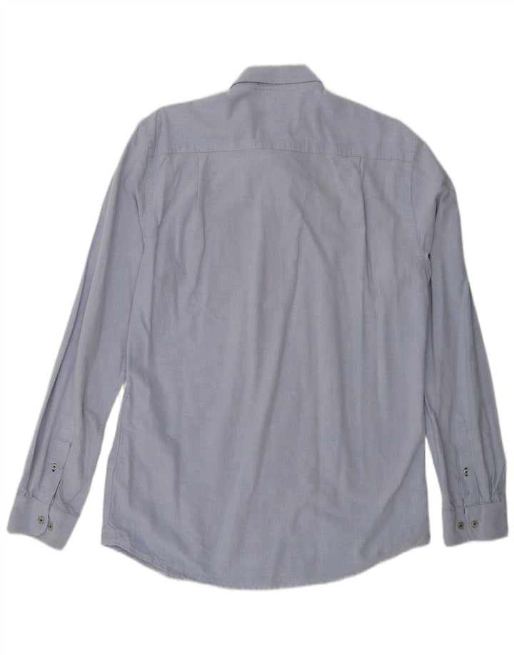 Crew Clothing Koszula męska, duża, niebieska, bawełniana