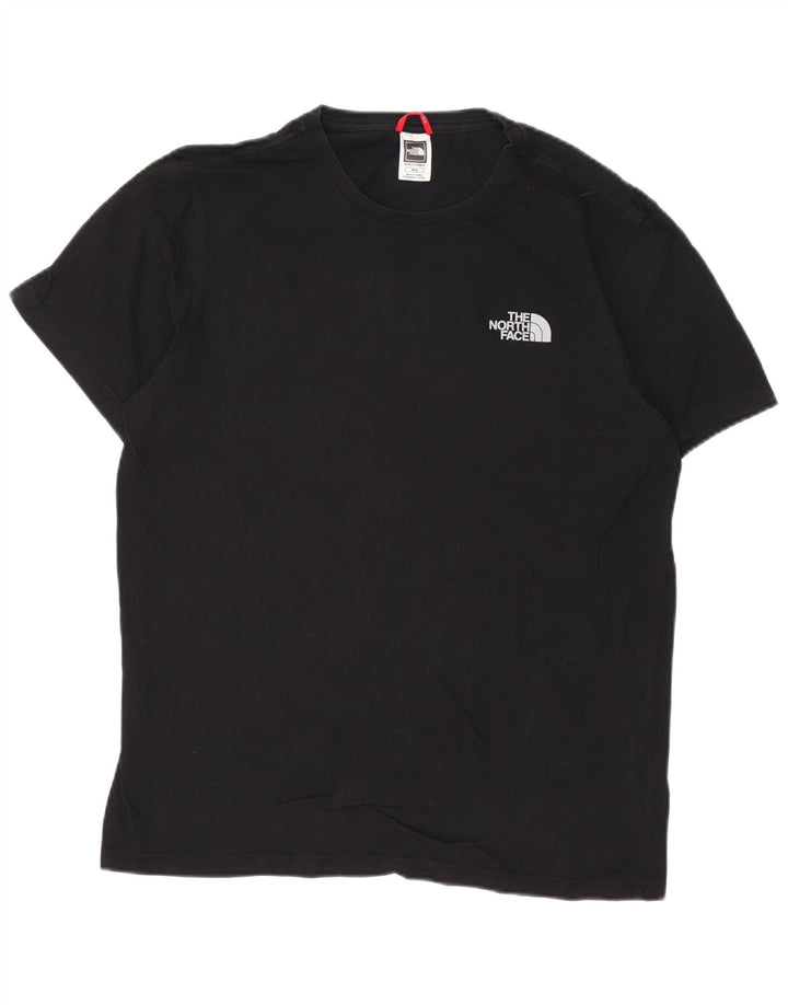 T-shirt męski The North Face, bawełniany, średni czarny