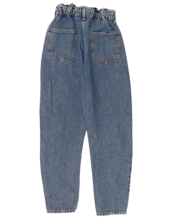 Zara Damskie Zwężane Dżinsy Z Wysokim Stanem EU 32 2XS W22 L25 Niebieskie Bawełniane