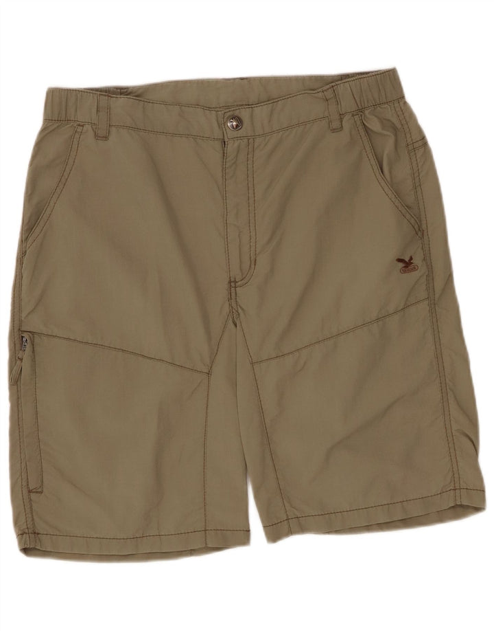 SALEWA Męskie szorty cargo, duże W34, nylon khaki