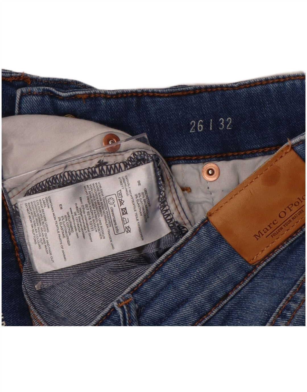 Jeansy damskie Marc O'Polo W26 L32 Niebieskie bawełniane