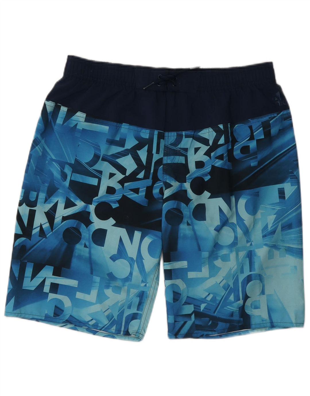 Chłopięce spodenki kąpielowe Adidas z grafiką 15-16 lat Niebieski poliester