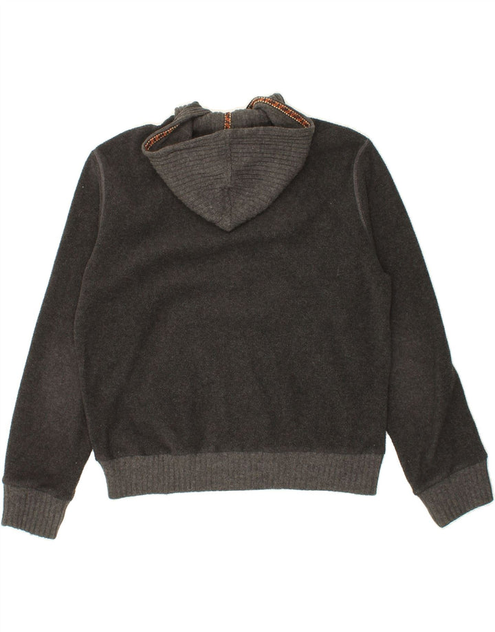 INVICTA Boys Hooded Fleece Jacket 15-16 Years Grey Polyester Vintage Invicta and Second-Hand Invicta from Messina Hembry 