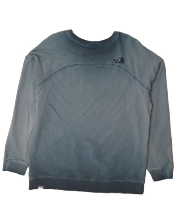 Damska bluza z grafiką The North Face, UK 16, duża, niebieska, bawełniana
