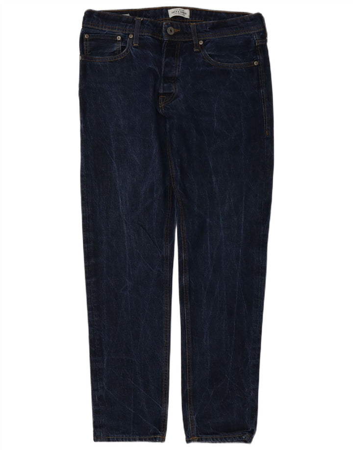 Jeansy męskie Jack & Jones W32 L32 Granatowe, bawełniane