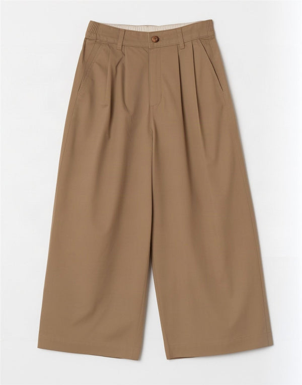 Damskie spodnie Dickies z wysokim stanem i szerokimi nogawkami W26 L24 beżowa bawełna