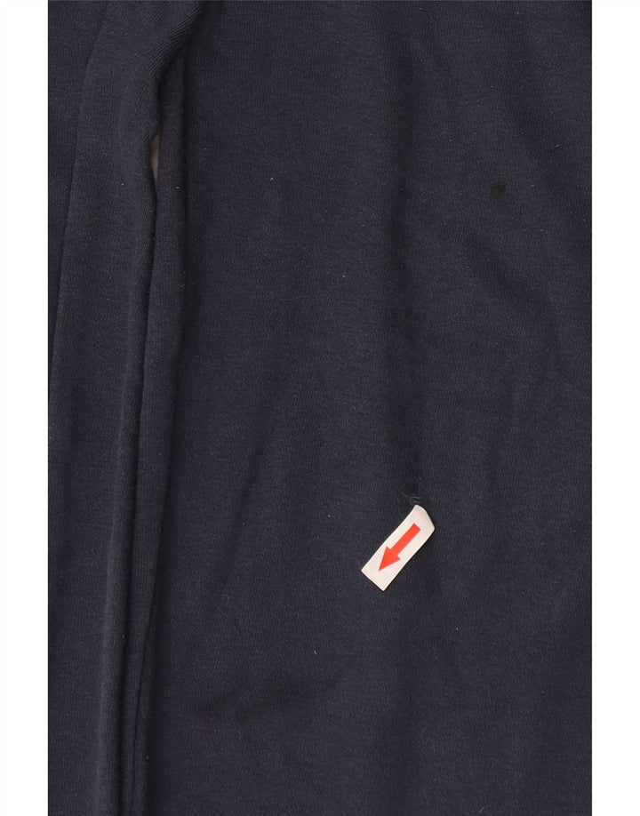 Męskie spodnie dresowe Jack & Jones z grafiką, średnie granatowe