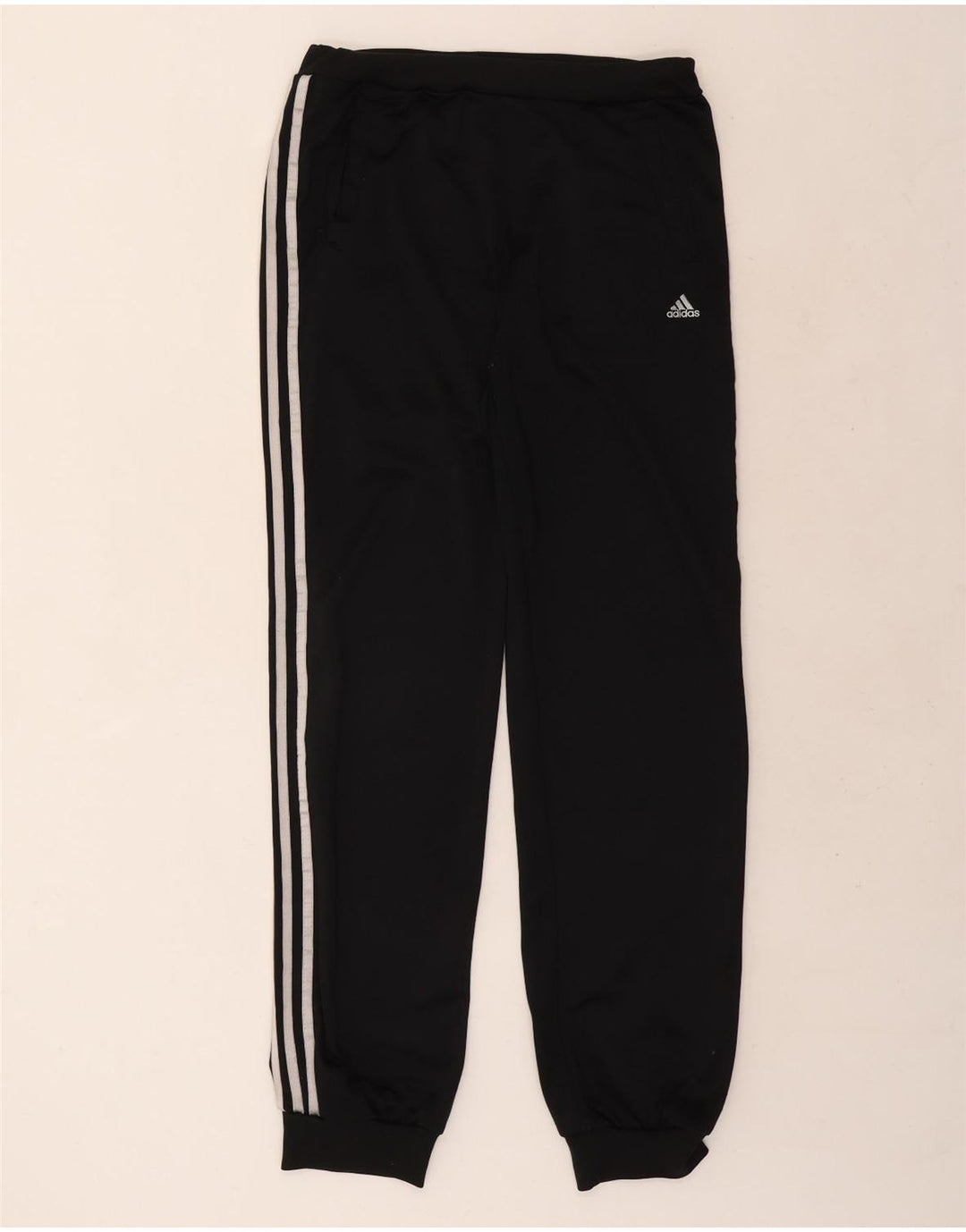 Męskie spodnie dresowe Adidas Joggers UK 38/40 Średni czarny poliester