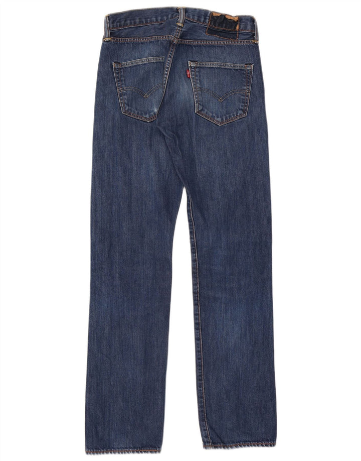 Męskie proste dżinsy Levi's W28 L32 Niebieskie bawełniane
