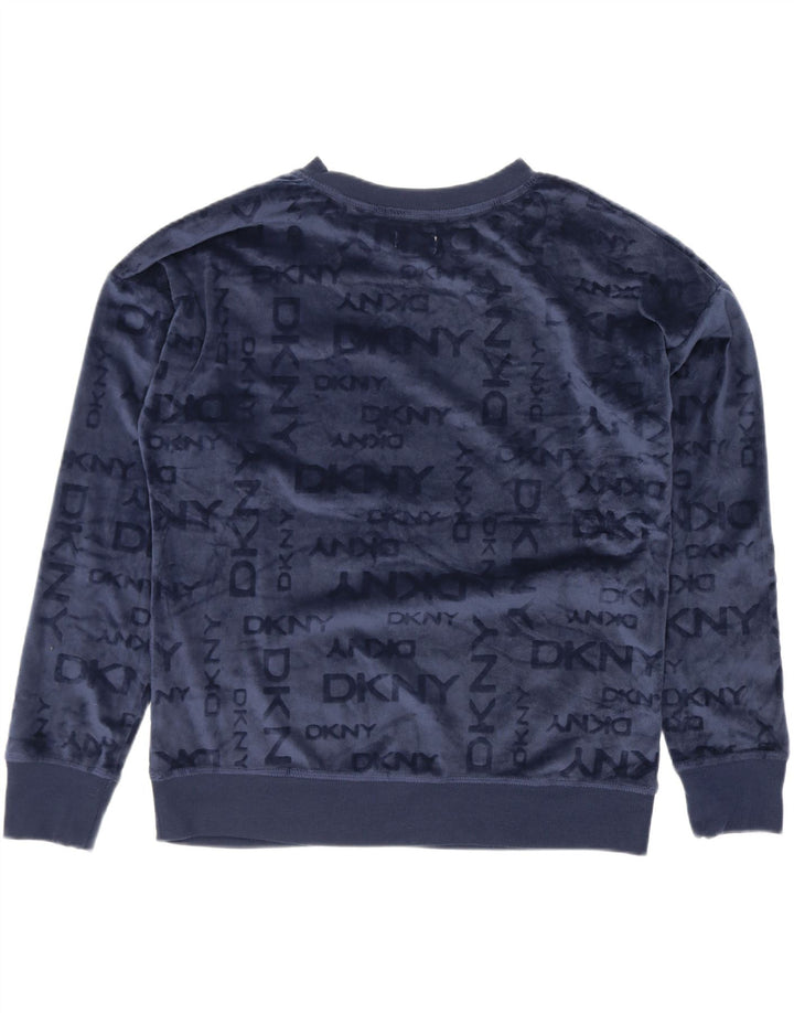 Damska bluza oversize Dkny z grafiką UK 10, mała granatowa