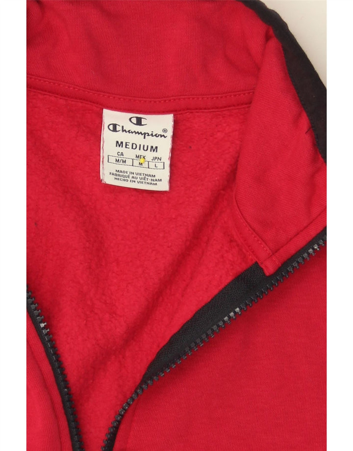 CHAMPION Womens Tracksuit Top Jacket UK 12 Medium Pink Cotton Vintage Champion and Second-Hand Champion from Messina Hembry 