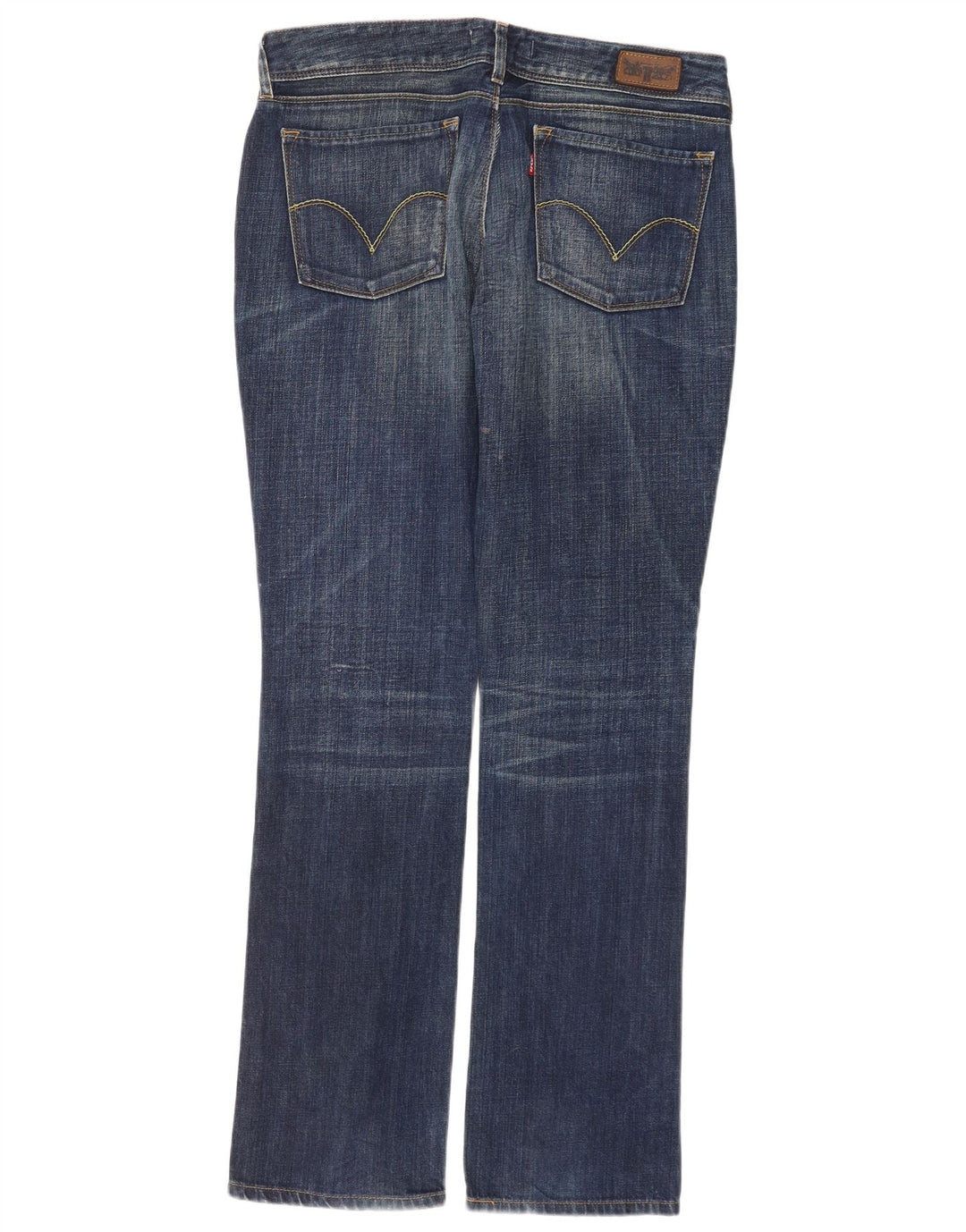 Damskie dżinsy Levi's 470 Straight W33 L34 Granatowa bawełna