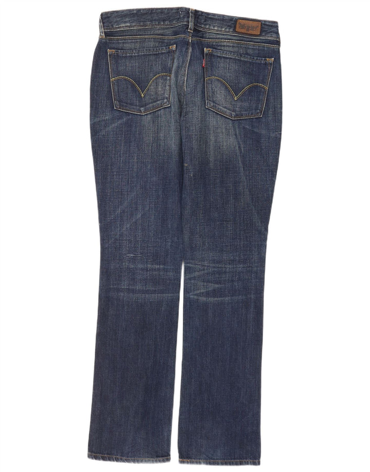 Damskie dżinsy Levi's 470 Straight W33 L34 Granatowa bawełna