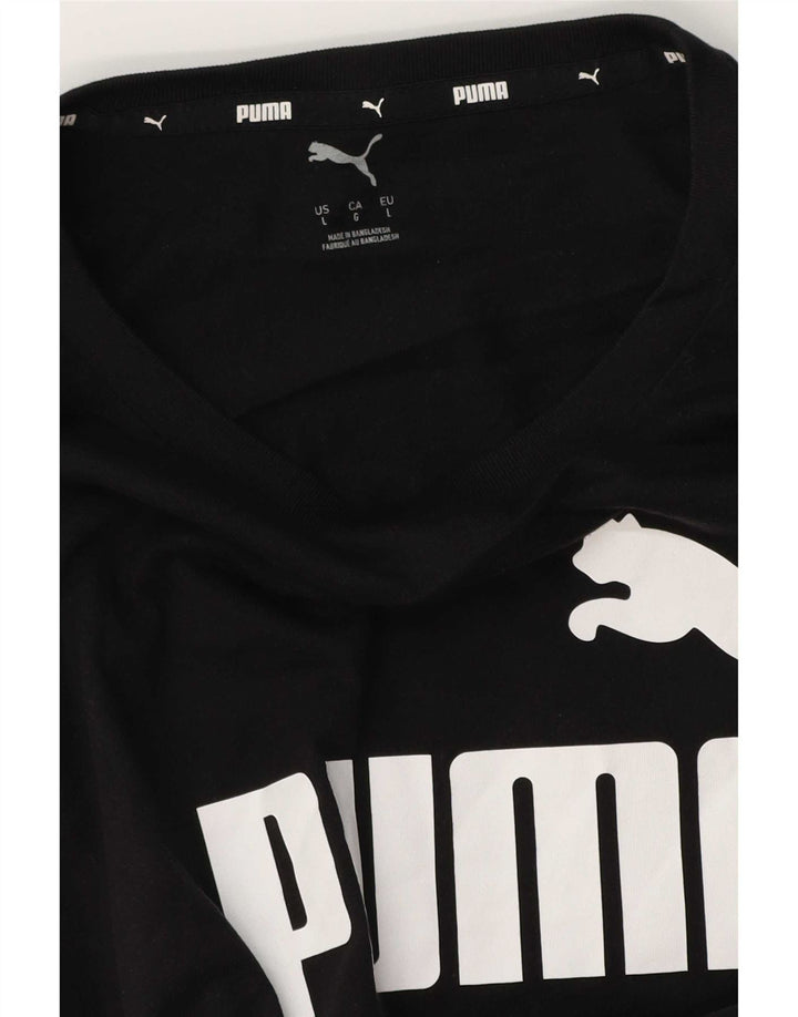 Męska koszulka z grafiką Puma Top, duża, czarna