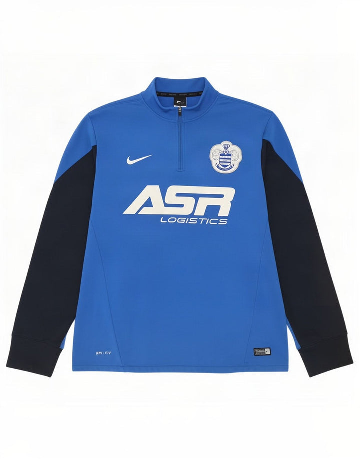 Męski dres Nike Dri Fit Graphic Pullover Top w kolorze średnioniebieskim