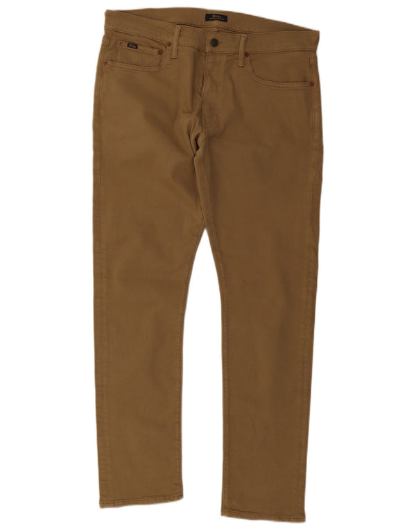 Męskie jeansy Polo Ralph Lauren W34 L32 Beżowa bawełna