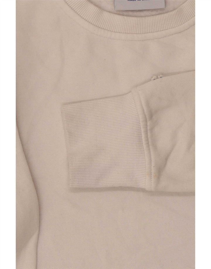 Damska bluza Champion Oversize Crop Graphic Jumper UK 10 Small White