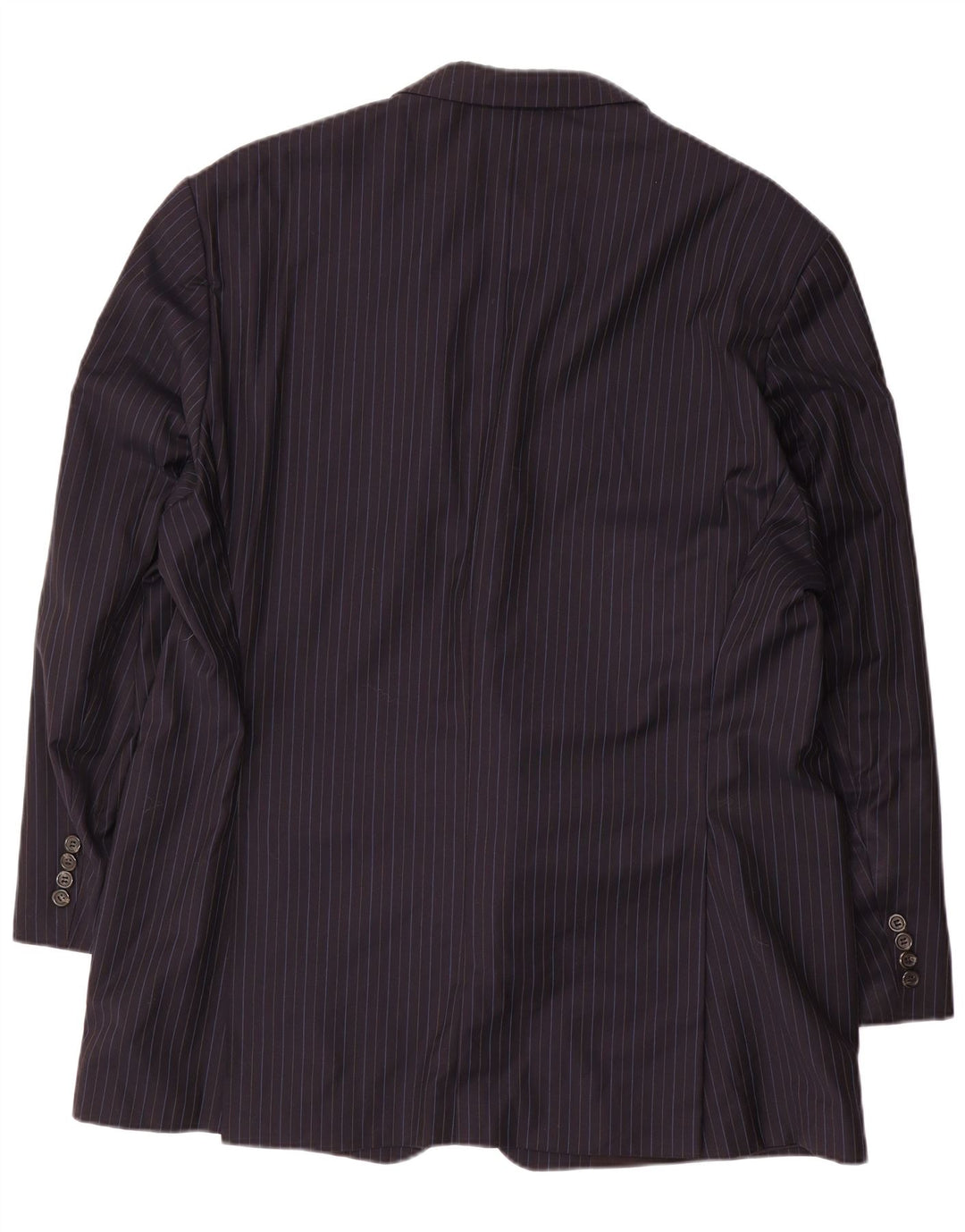 RALPH LAUREN Męska marynarka zapinana na 2 guziki IT 52 XL, granatowa, wełniana w prążki