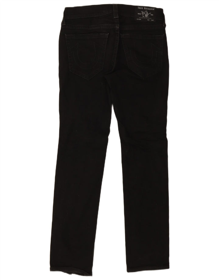 Męskie jeansy True Religion W32 L32 Czarne bawełniane