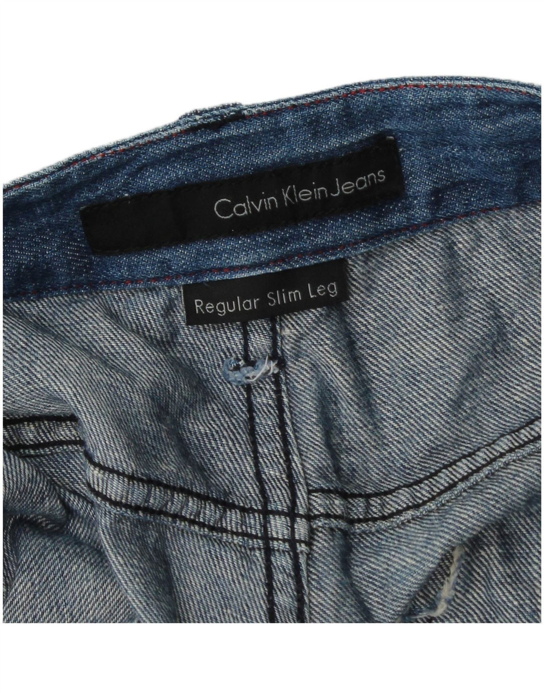 Męskie dżinsy Calvin Klein Regular Slim W38 L34 Niebieski