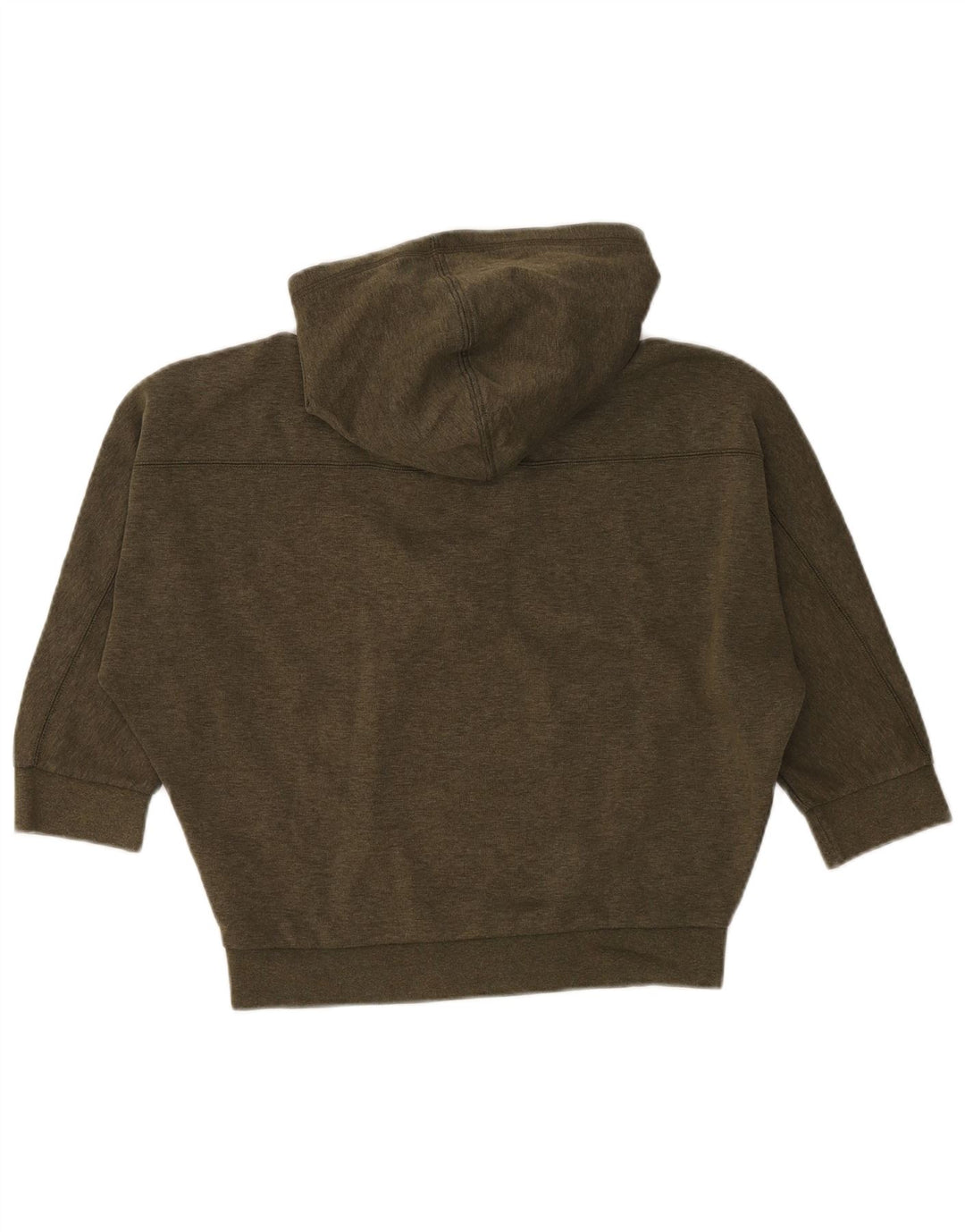 Damski sweter PUMA z rękawem 3/4 w kształcie skrzydła nietoperza, UK 10, mały, bawełniany khaki