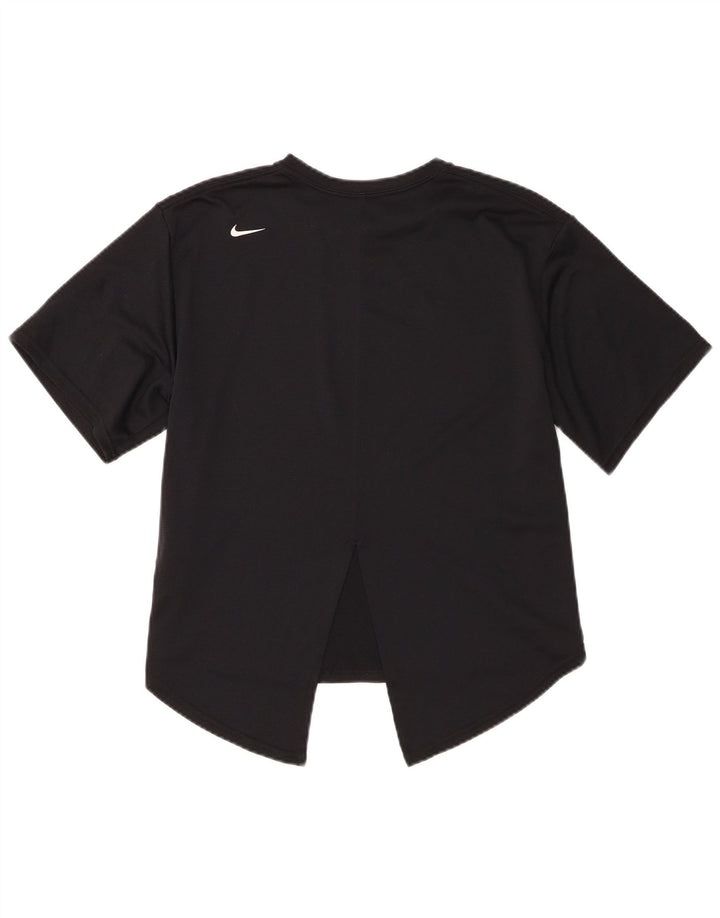 Damska koszulka Nike Dri Fit Oversize z grafiką Top UK 10, mała czarna