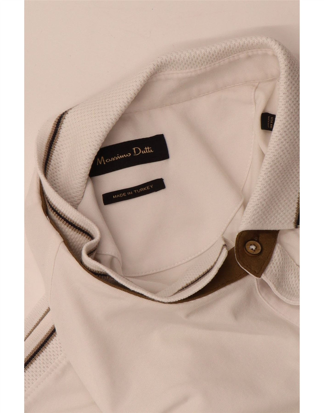 Męska koszulka polo Massimo Dutti 2XL w kolorze złamanej bieli