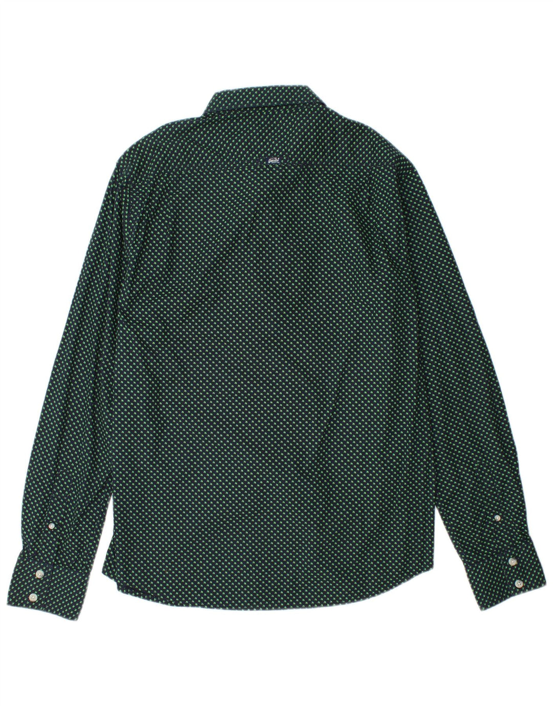 Męska koszula graficzna SUPERDRY 2XL granatowa w cętki
