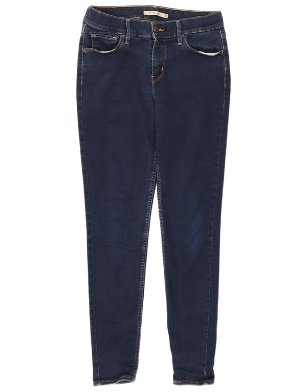 Damskie jeansy LEVI'S 710 Super Skinny W29 L28 Granatowa bawełna