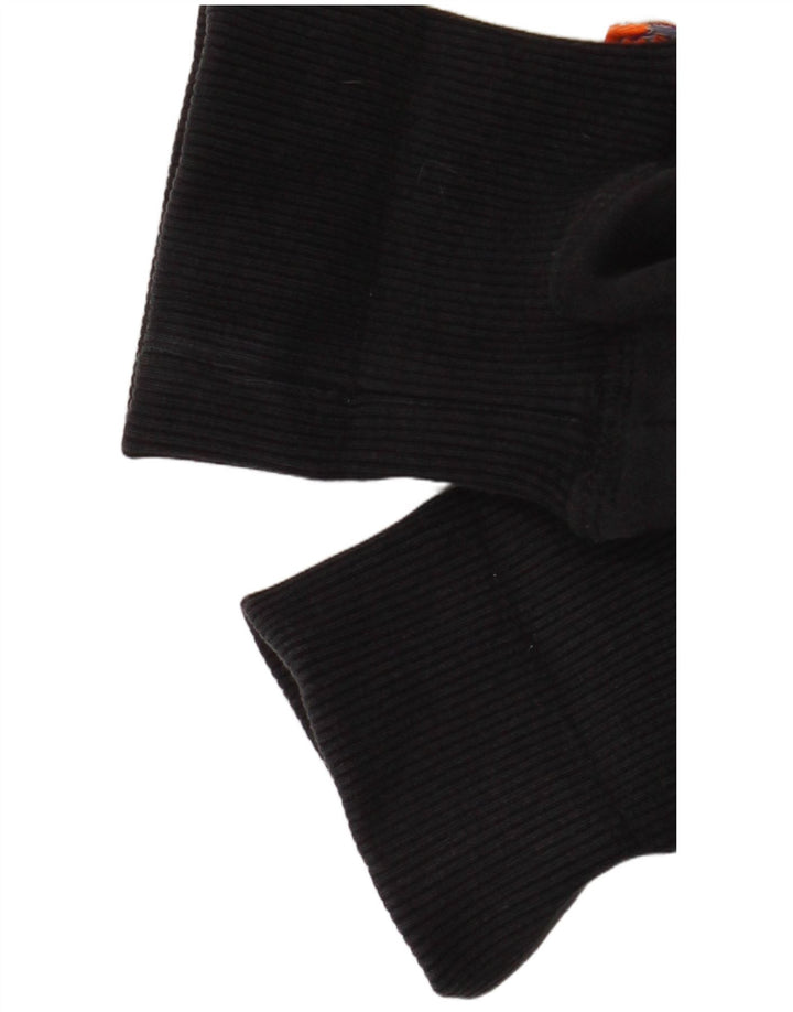 Męski sweter z grafiką Superdry, średniej wielkości, czarny, bawełniany