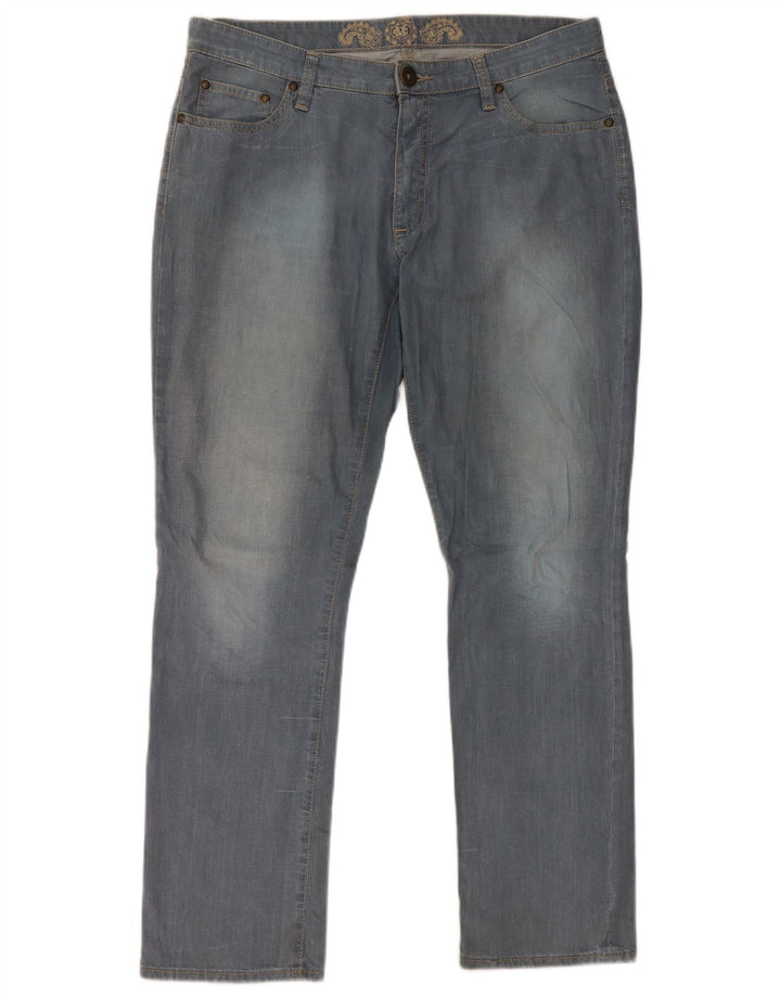 Marlboro Classics Męskie jeansy slim W32 L29 Niebieskie bawełniane