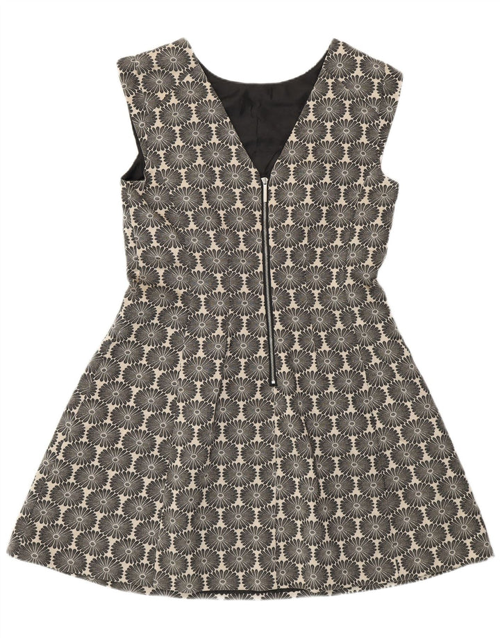 Damska sukienka o linii A Oasis UK 14 Średni granatowy, bawełniany w kwiaty