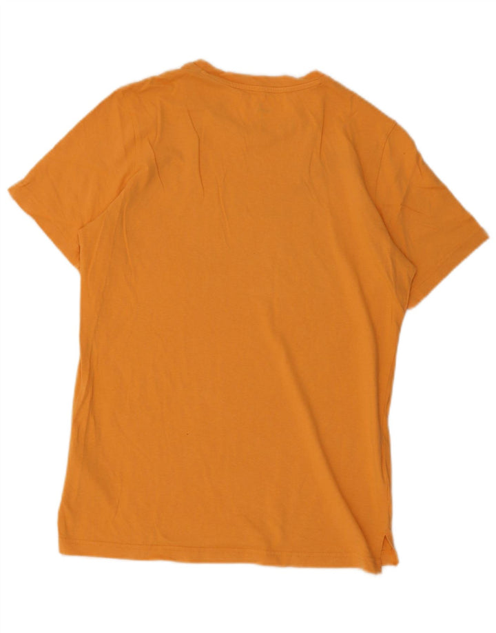 Męski T-shirt Puma z grafiką, mały, pomarańczowy, bawełniany