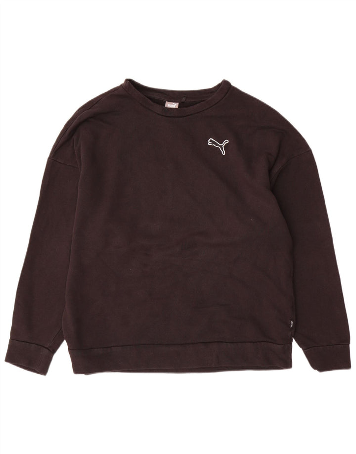 Damska bluza Puma Jumper UK 16, duża, czarna bawełna