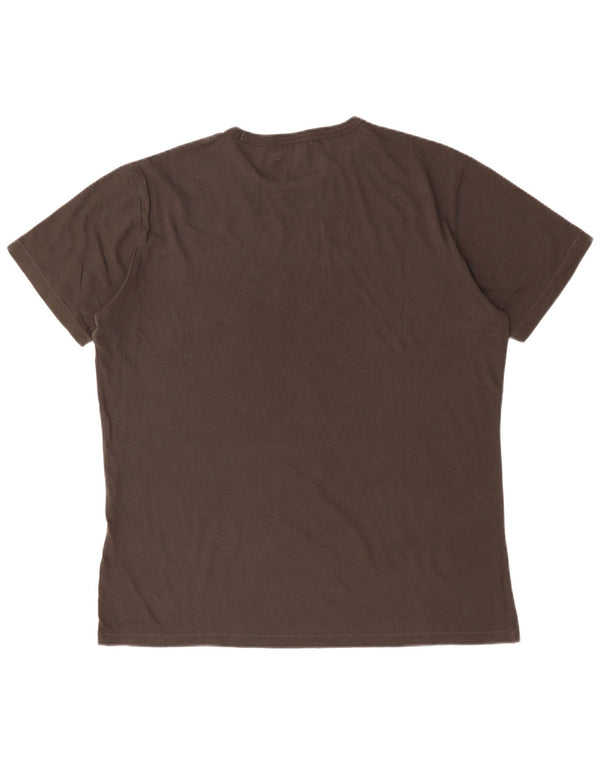 Męska koszulka z grafiką Replay, góra XL, szara bawełna