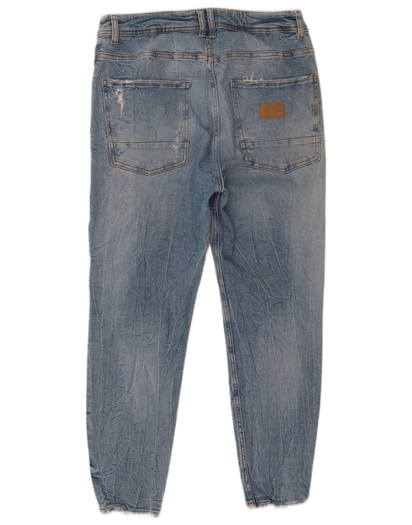 Męskie jeansy Zara w trudnej sytuacji, zwężane EU 46 XL W36 L26 Niebieskie