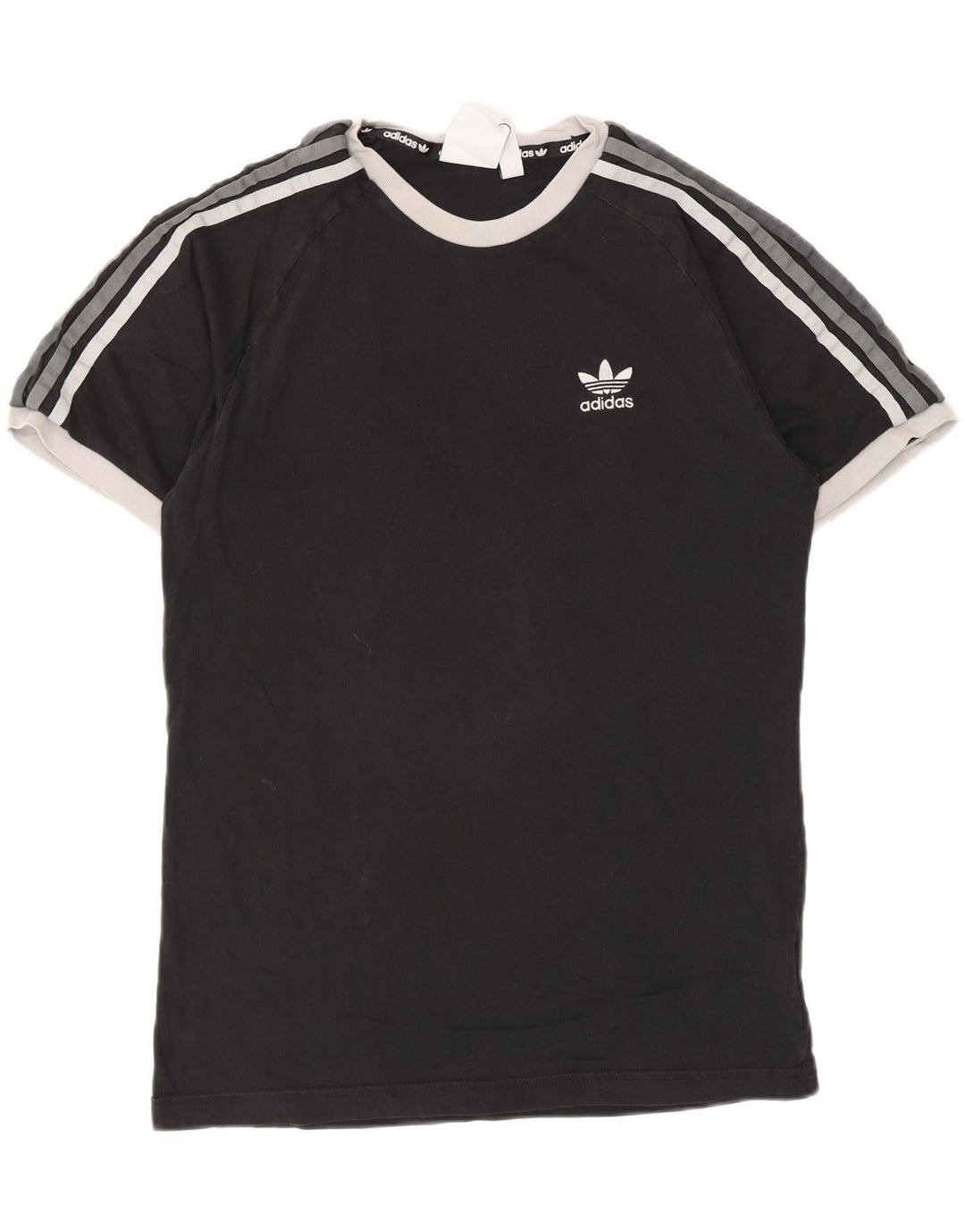 Adidas Męska Koszulka Top Mała Czarna Bawełna