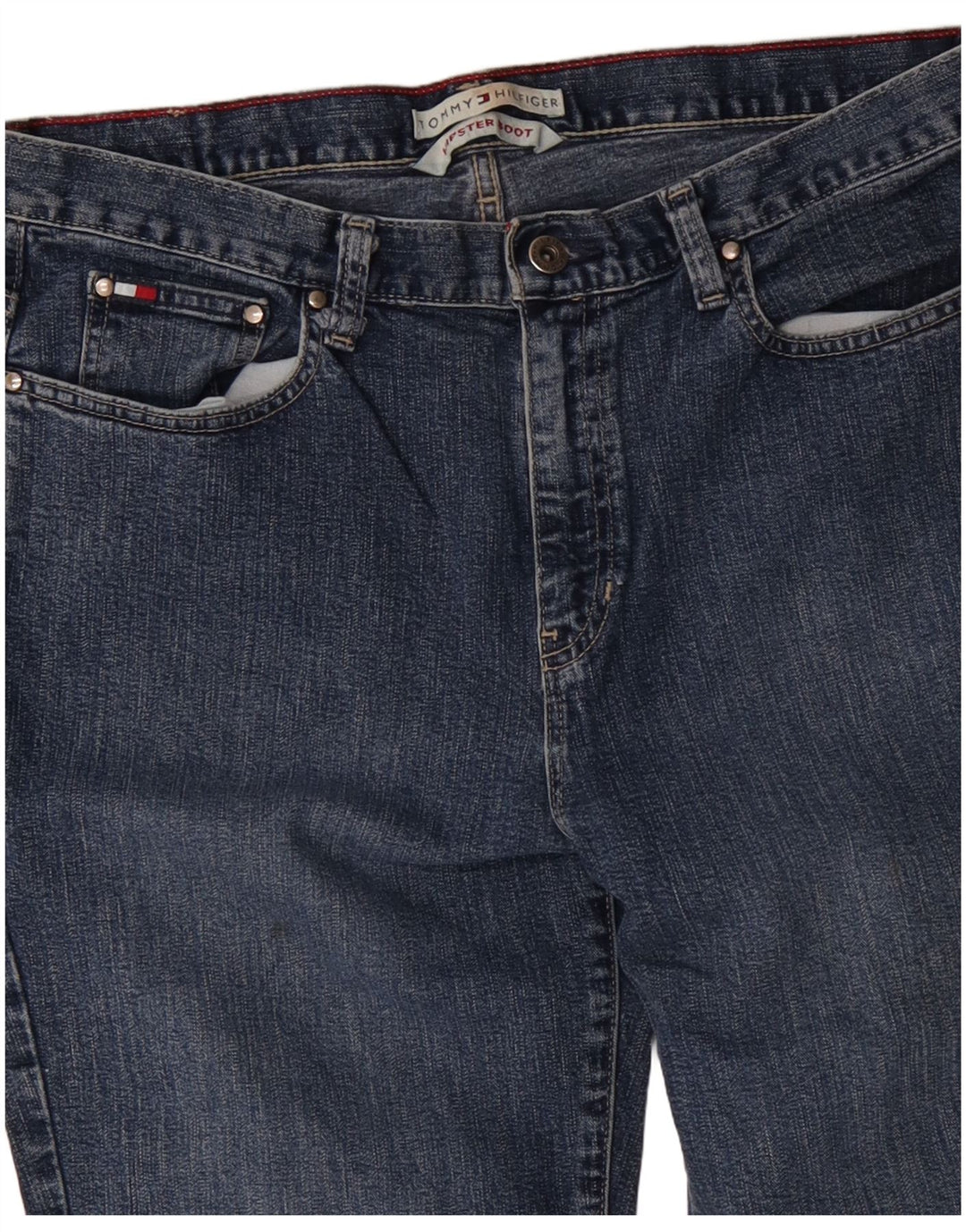 Damskie dżinsy TOMMY HILFIGER Hipster Bootcut W34 L31 Niebieskie