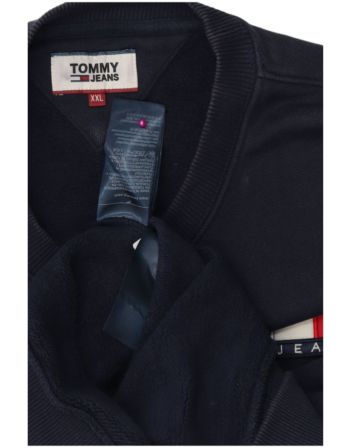Męski sweter TOMMY HILFIGER 2XL granatowy, bawełniany