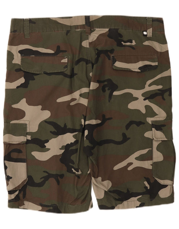 Męskie spodenki cargo Sneaker Freak 2XL W42 Khaki, bawełna w kamuflażu