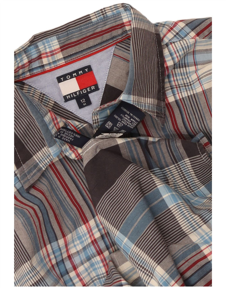 Koszula chłopięca Tommy Hilfiger 11-12 lat, średnia, wielokolorowa, bawełniana w kratę