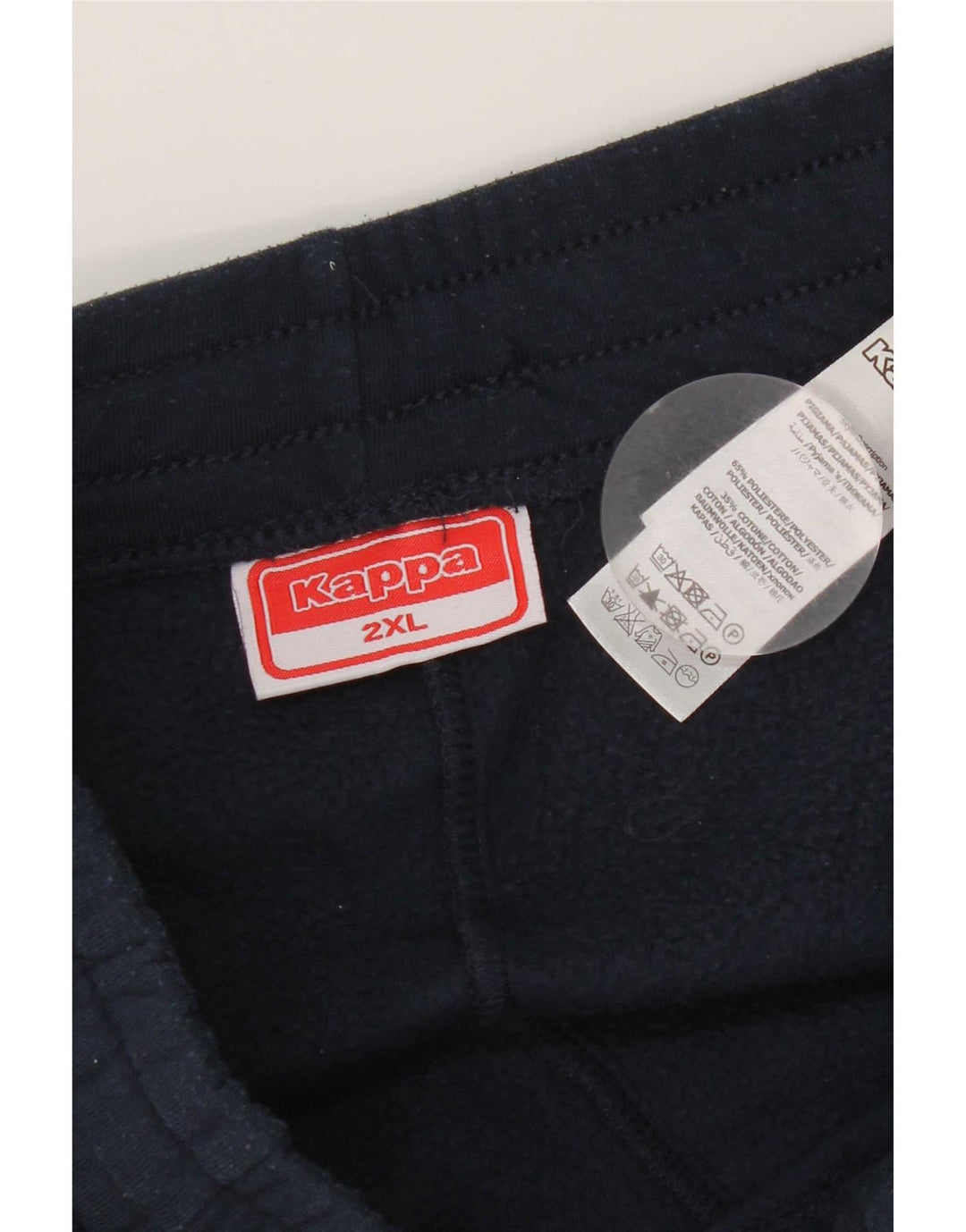 Męskie spodnie dresowe Kappa Joggers 2XL Granatowy poliester